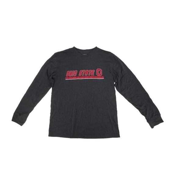 The Ohio State Gray Long Sleeve Ohio State Printed Shirt Size Large Men’s - Picture 1 of 4